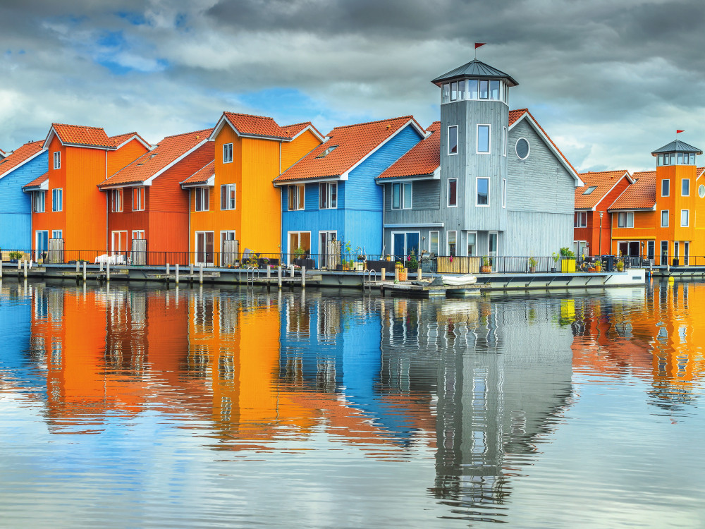 Jachthaven Reitdiep in Groningen