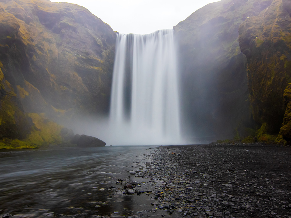 Skogafoss waterval