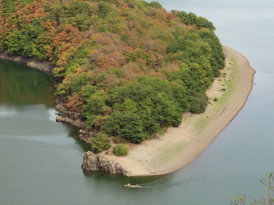 Kanoën Lac de la Haute Sure