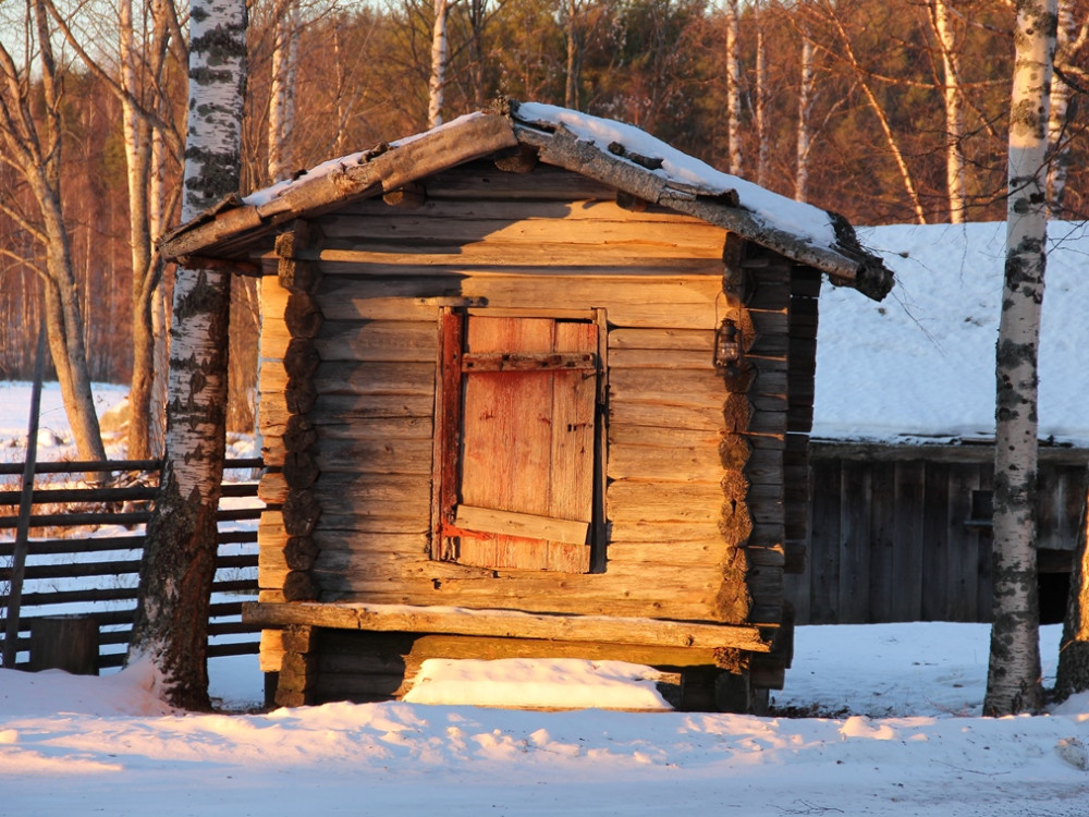 Oude sauna