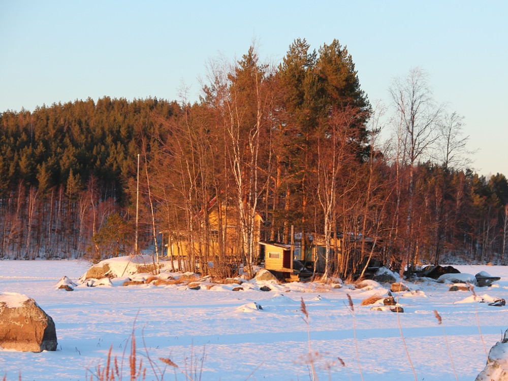 Winter in het merengebied