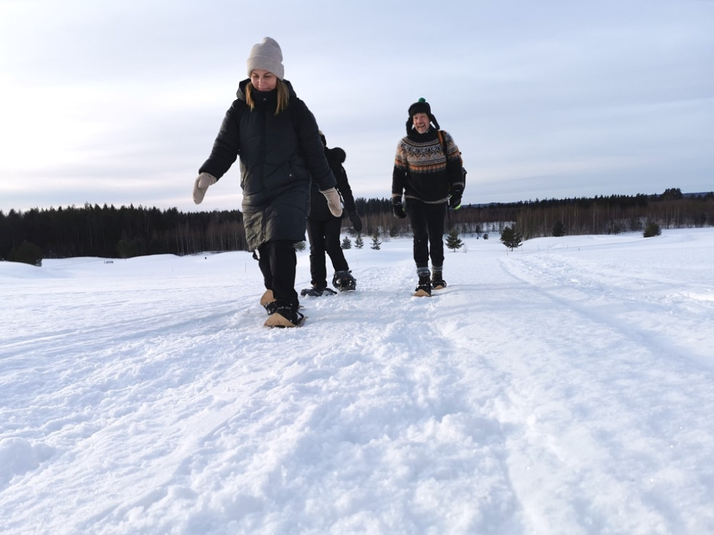 Sneeuwschoenwandelen