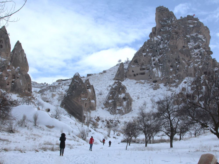 Cappadocië in de winter