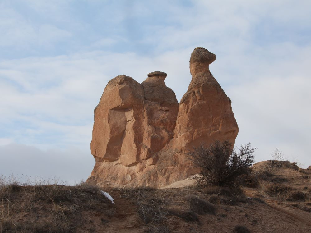 Rotsformatie in Cappadocië