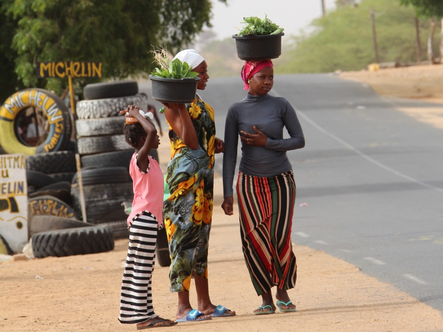 Vrouwen in Senegal