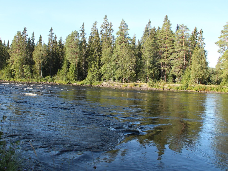 Fietsroute in Varmland