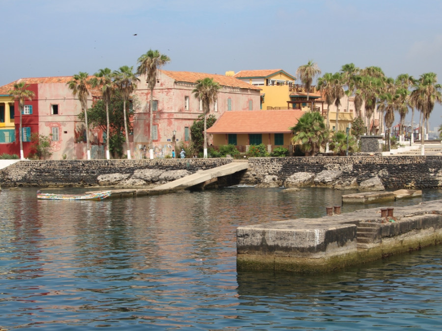 Gorée eiland, koloniaal slaveneiland Gorée eiland, koloniaal slaveneiland