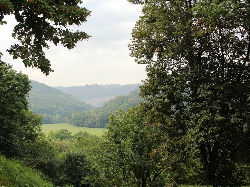 Zicht vanaf Hradec nad Moravicí