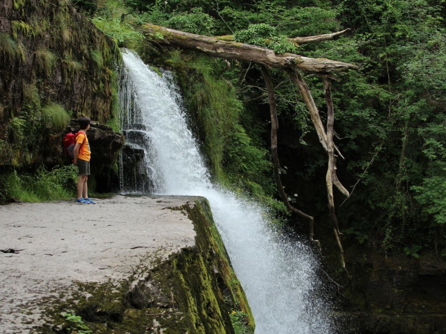 Waterval in Brecon Beacons