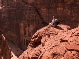 Afbeelding voor Petra in Jordanië