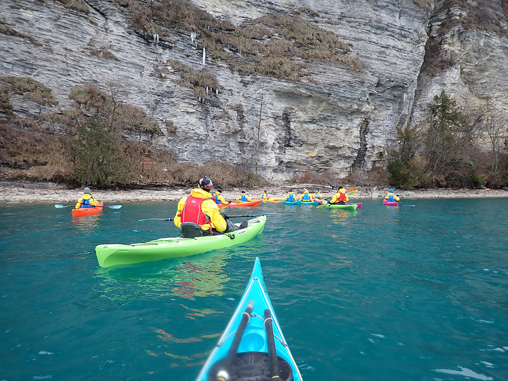 Kajakken op de Brienzersee