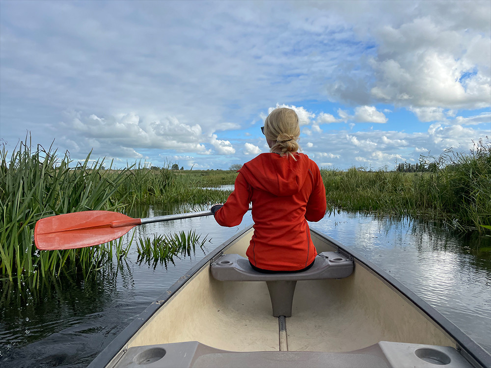 Kanoën aan de Waddenkust