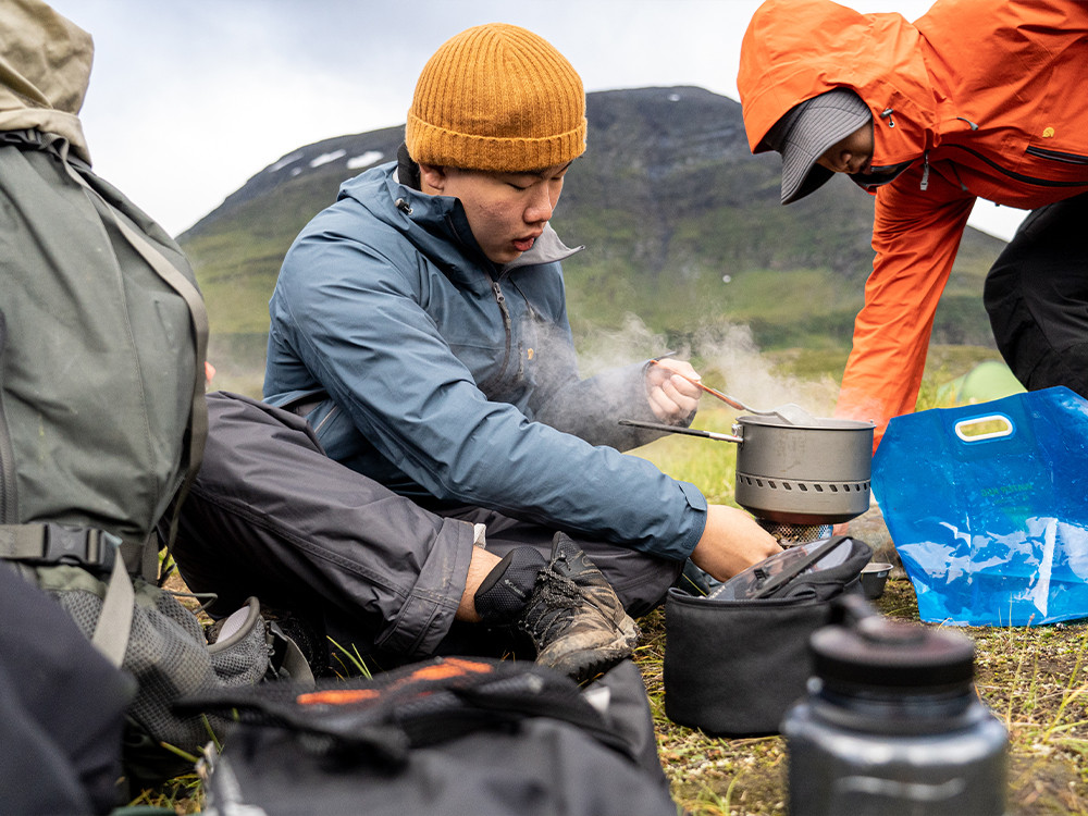 Koken op de trail