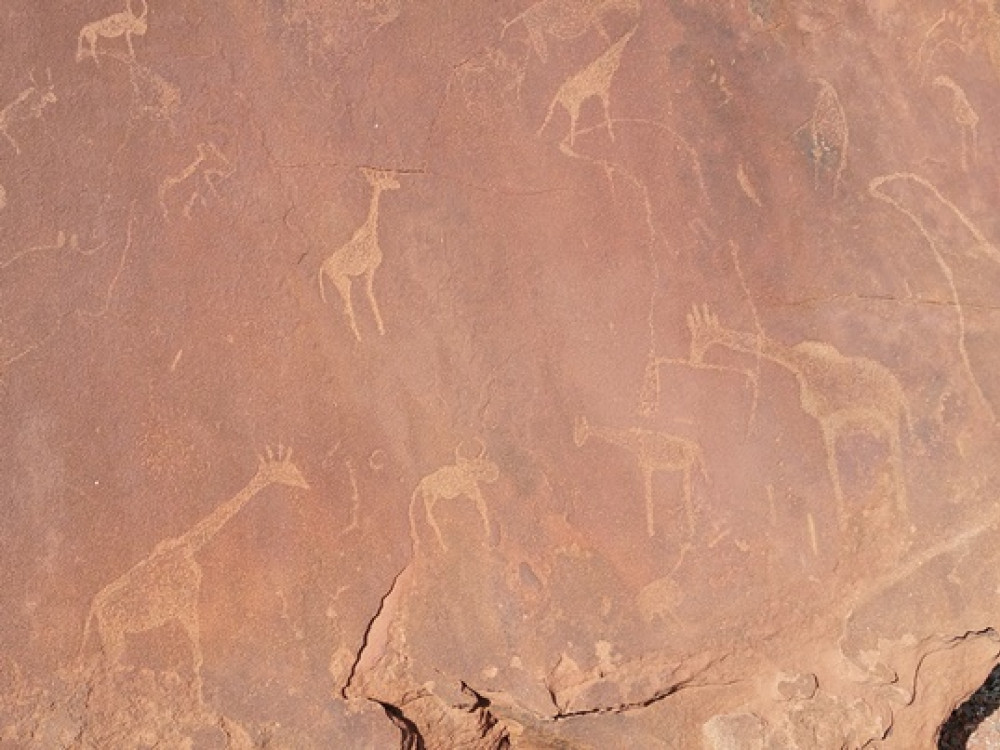 Rotstekening Twyfelfontein