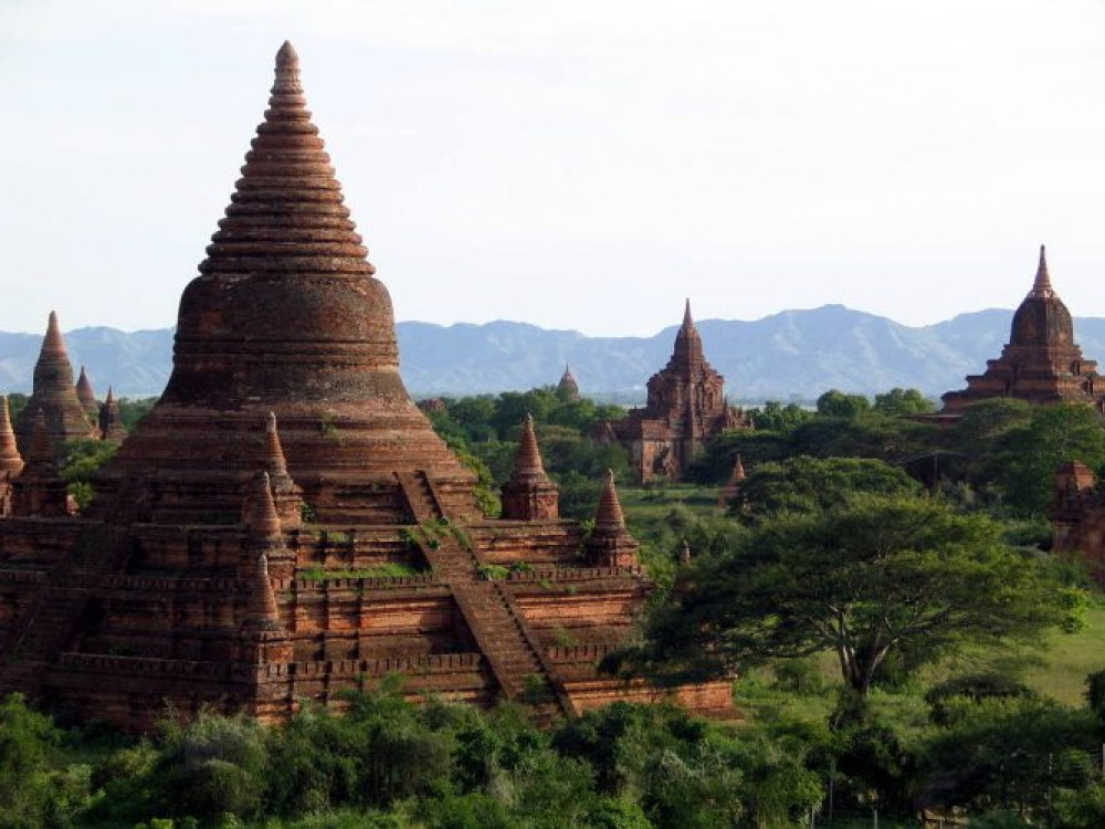 Myanmar natuur en tempels Bagan