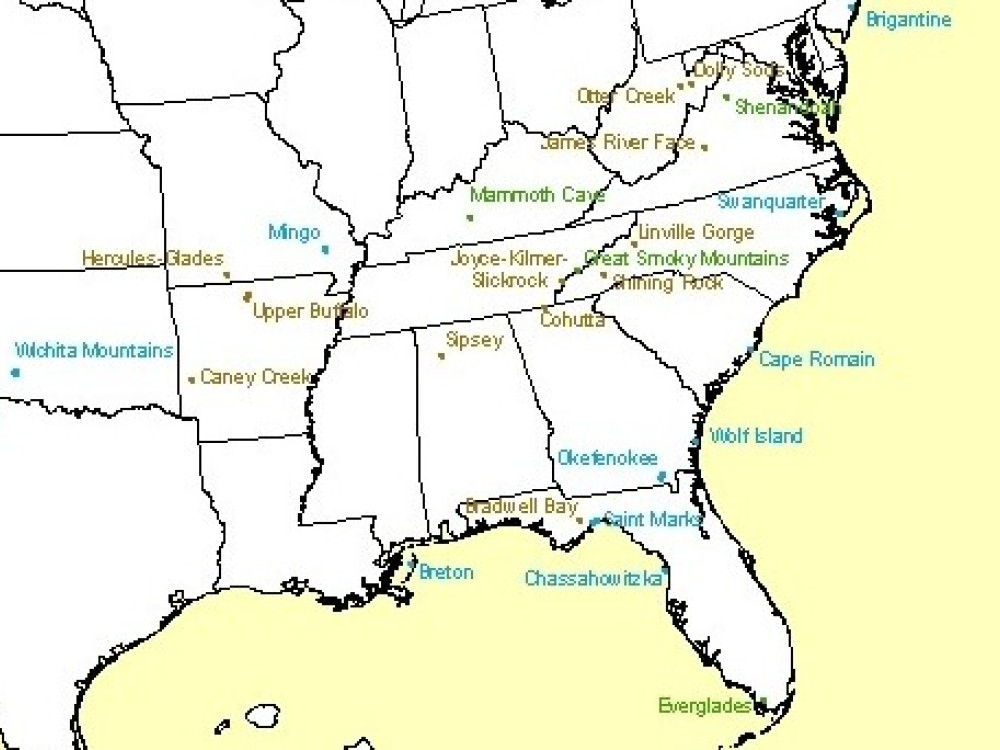 Kaart Van Oost Us Coast Kaart Van De Amerikaanse Oostkust Noord