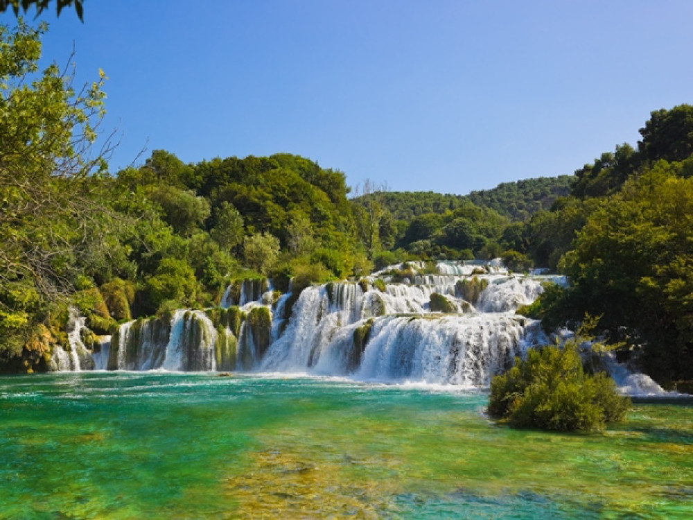 Krka watervallen Kroatië