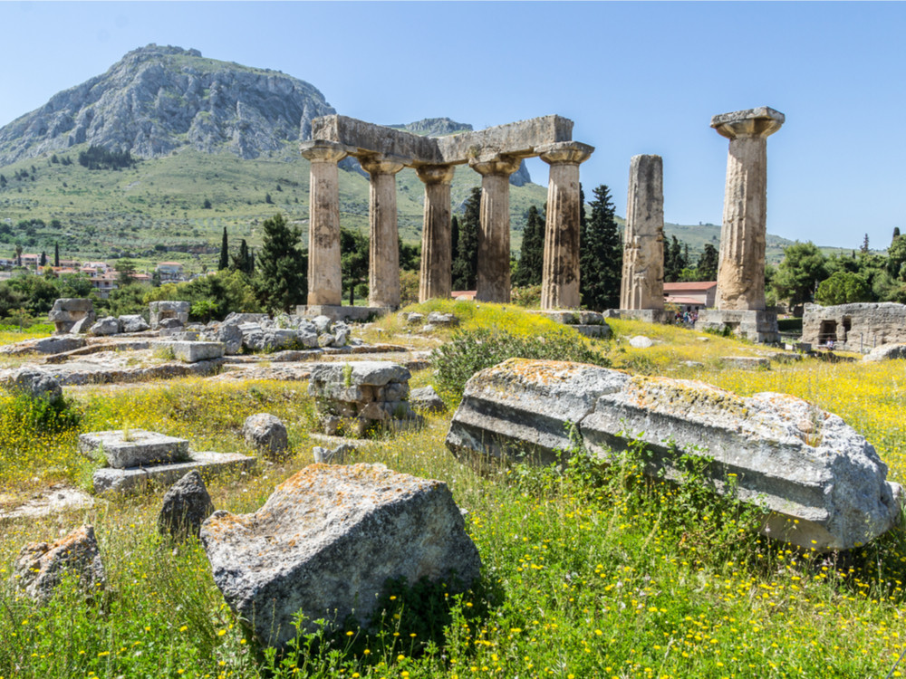 Corinth ruïnes