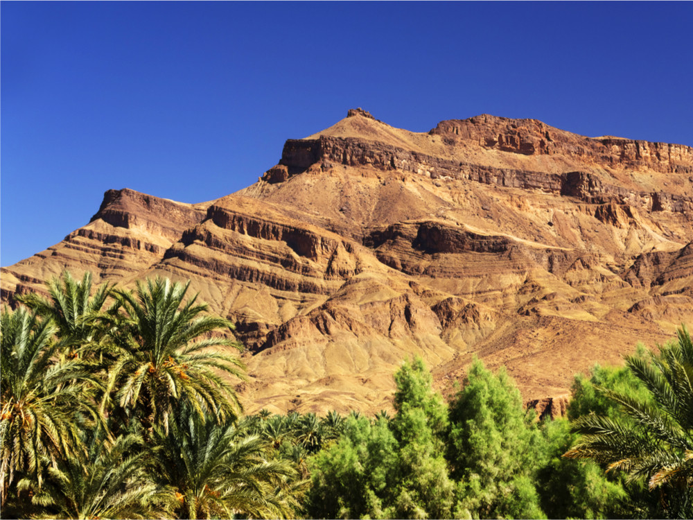Ruige bergen in Marokko