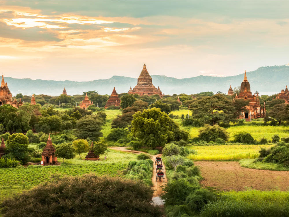 Myanmar natuur - Bagan