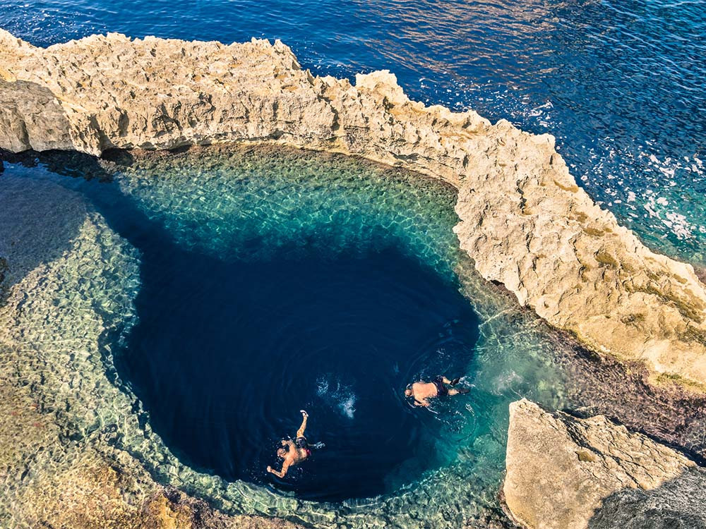 Blue Hole op Malta