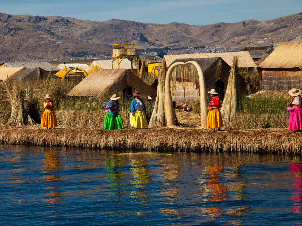 Drijvend dorp Titicaca
