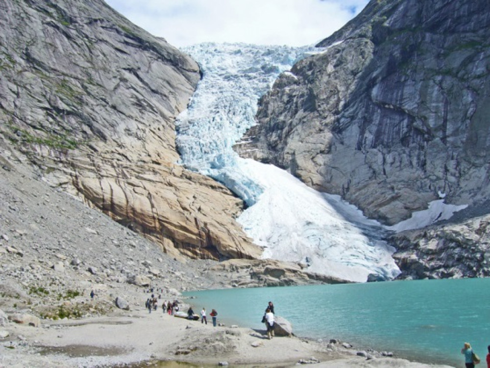 Jostedalsbreen gletsjer Vestlandet