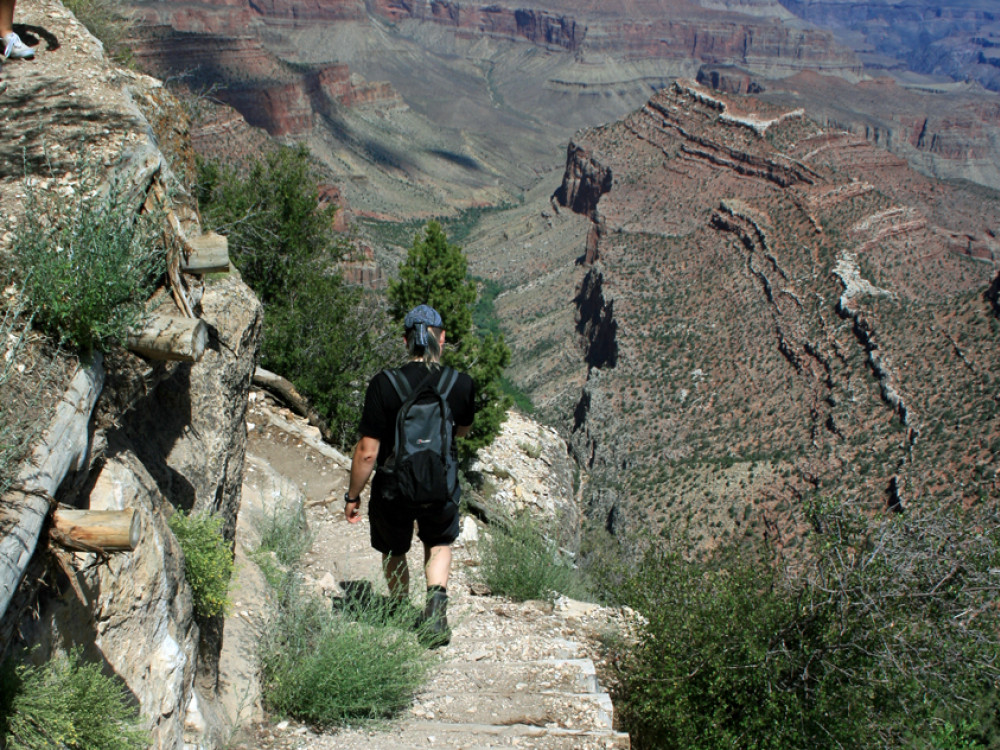 Wandelen in de Grand canyon