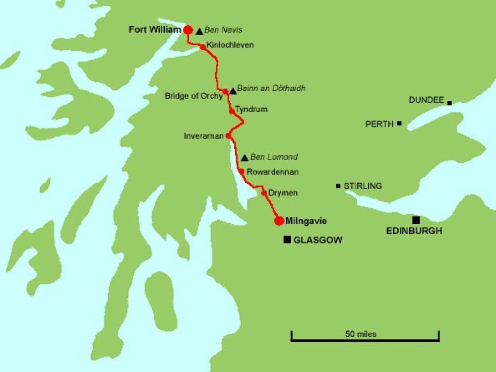 West Highland Way Schotland WHW wandelen