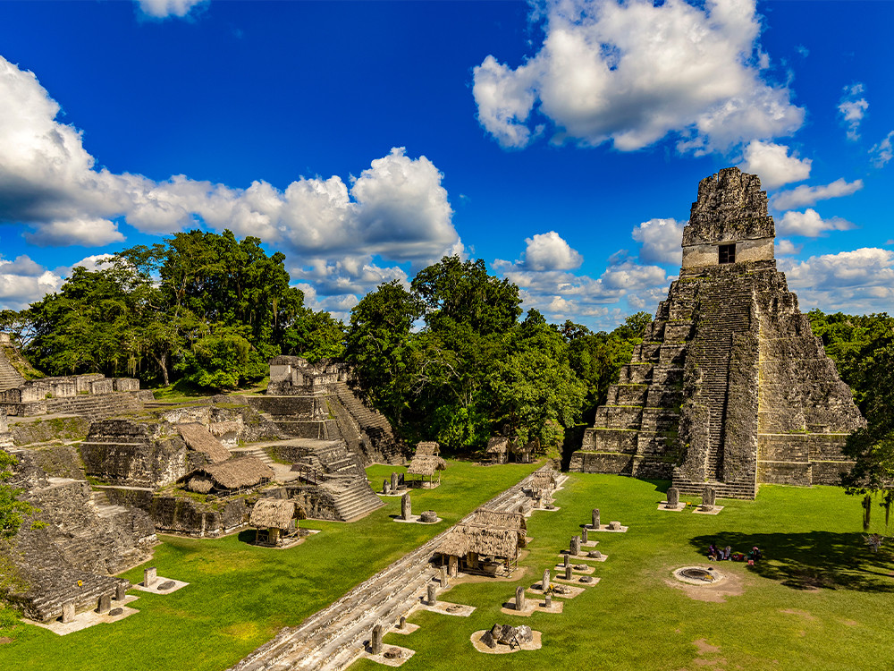 Maya tempels bij Tikal