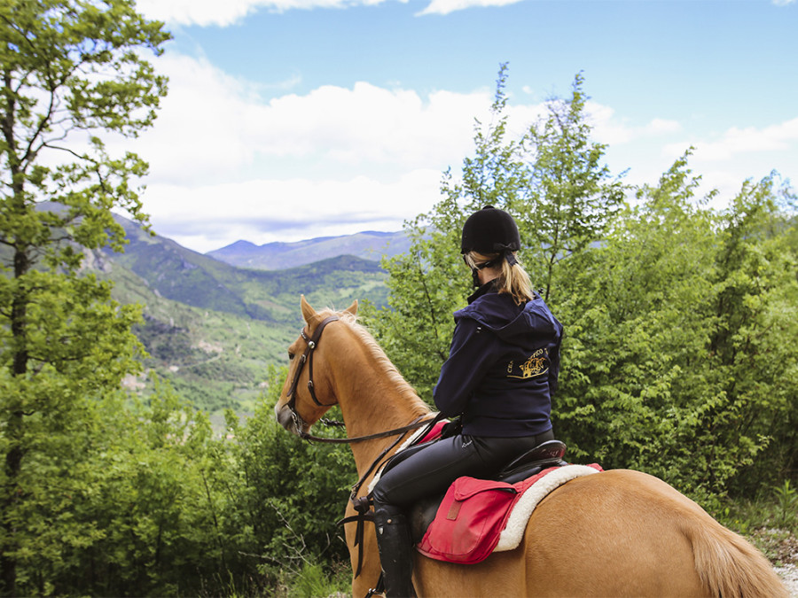 Paardrijden in Umbrië