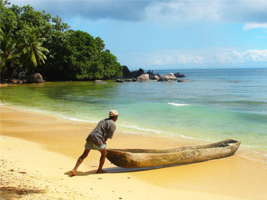 Strand in Madagaskar