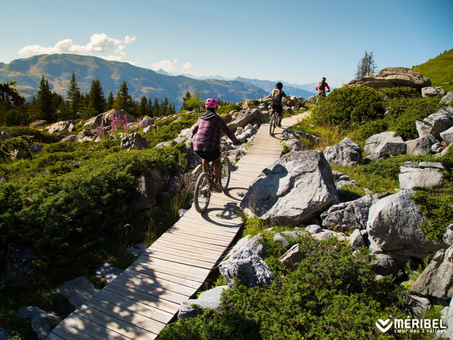 Mountainbiken bij Méribel