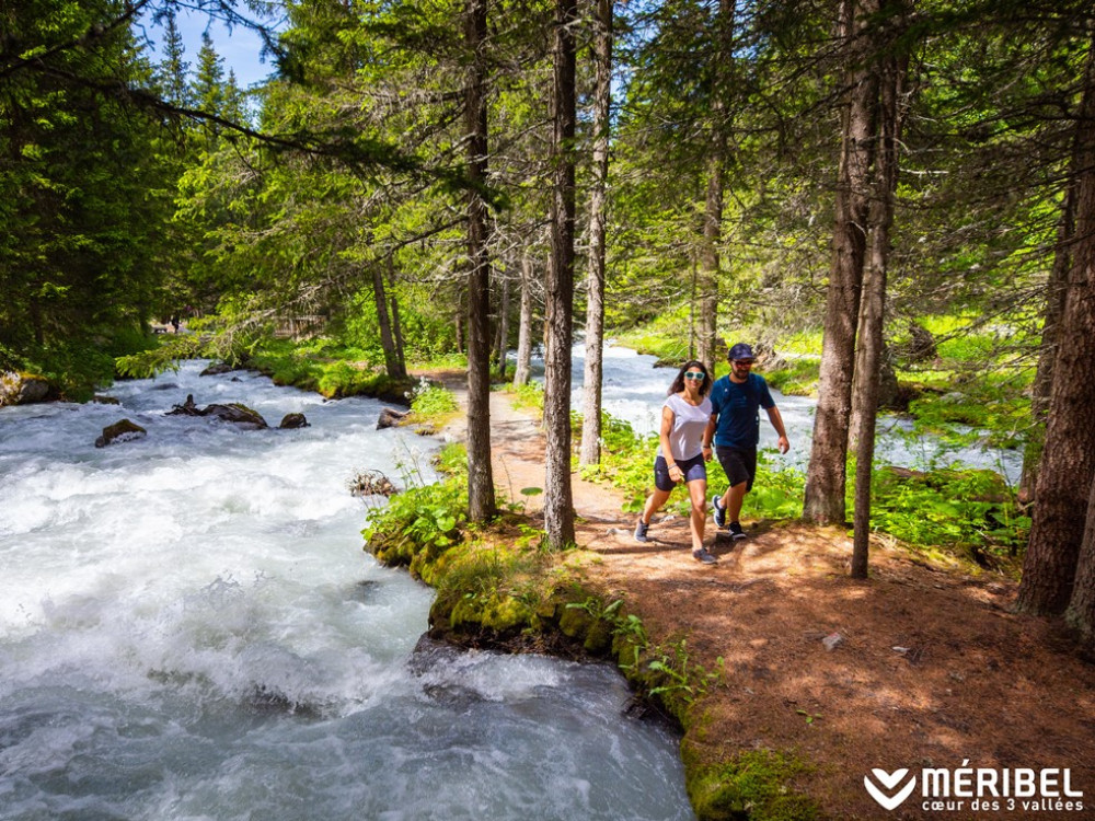 Wandelen bij Meribel