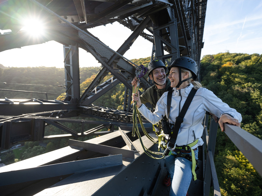 Müngstener brug beklimmen