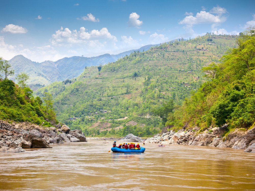 Raften in Nepal