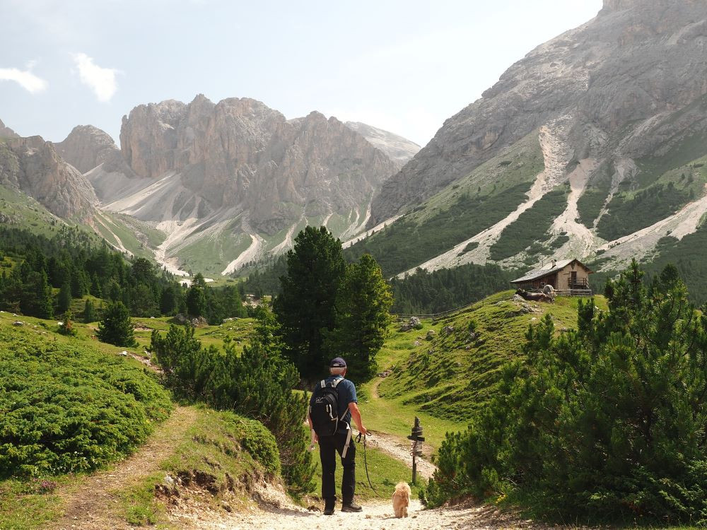 Wandelen richting Regensburger Hütte