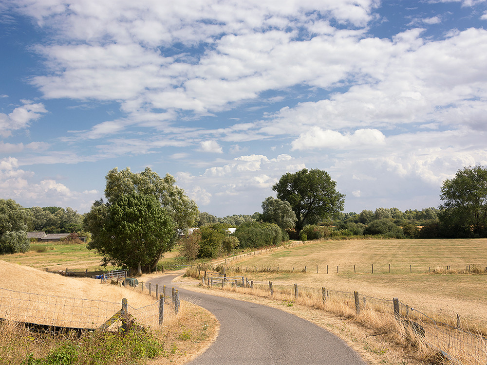 Pittoreske weg in Nederland