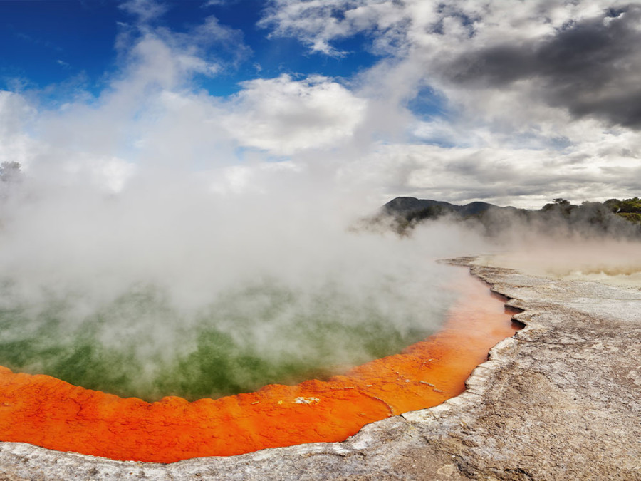 Wandelen bij Rotorua