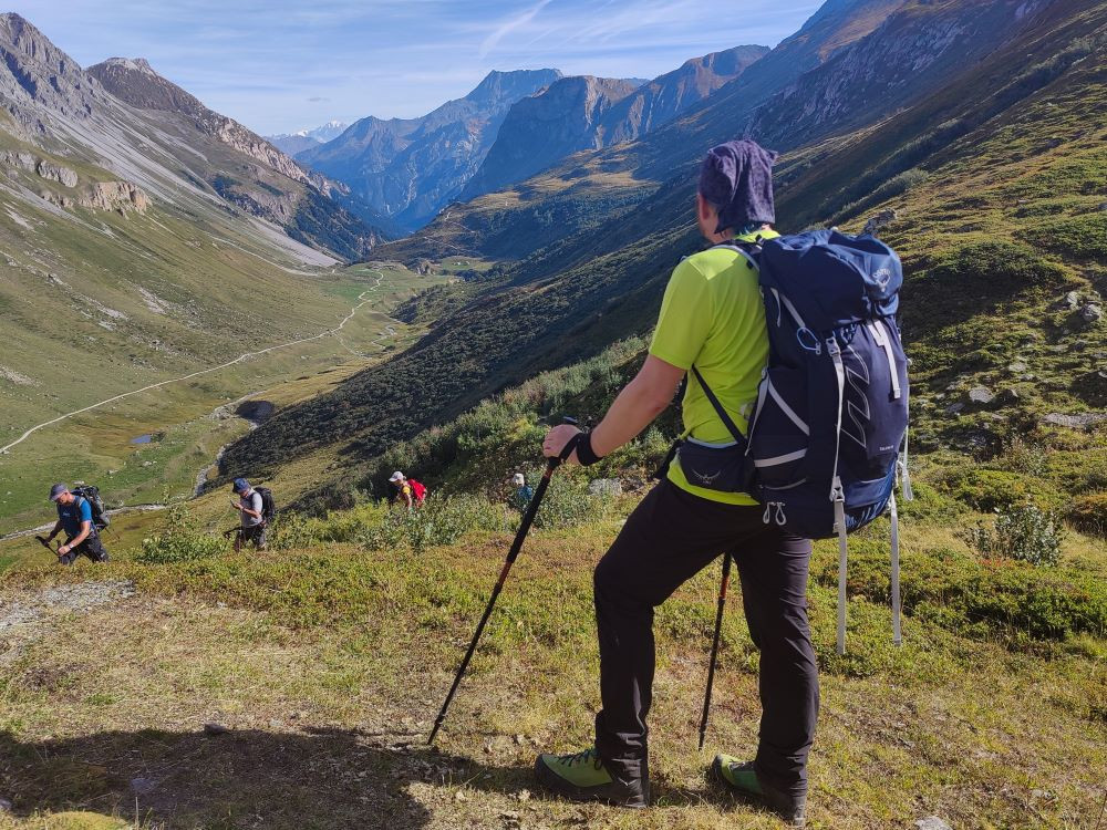 Backpack trekking