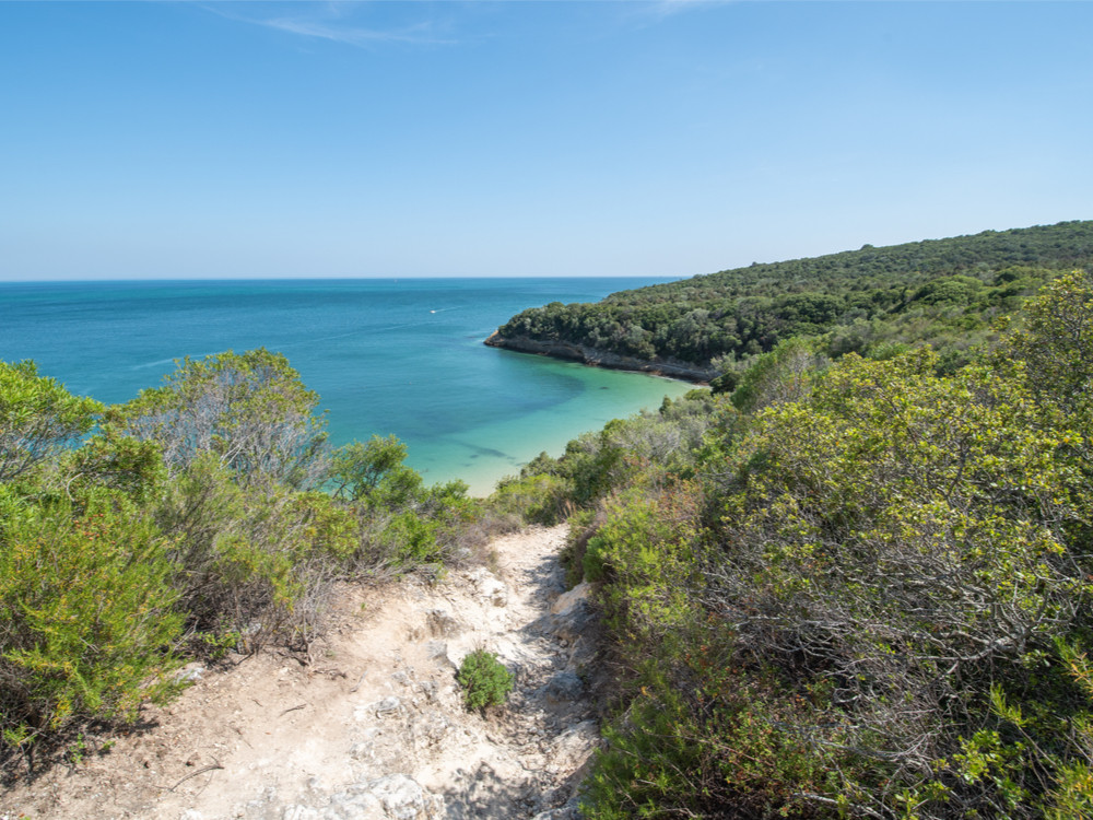 Serra da Arrabida vlakbij Lissabon