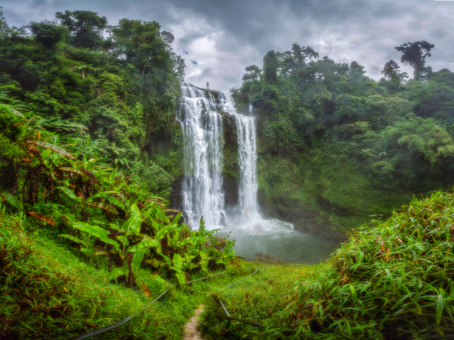 Watervallen Laos