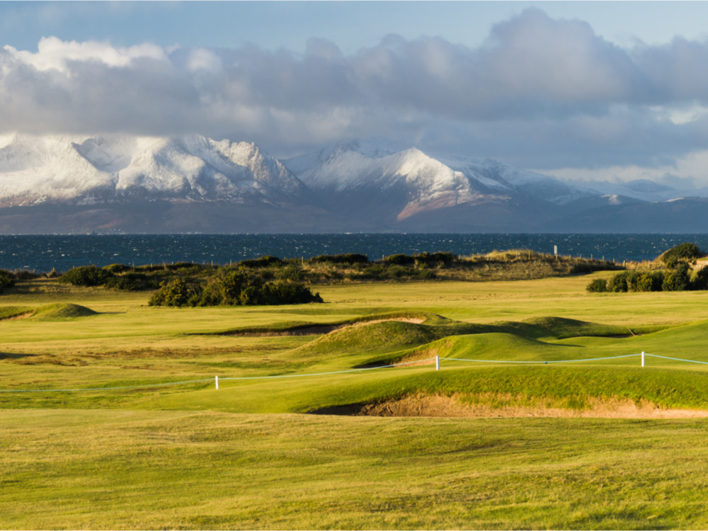 Golfbaan in Schotland