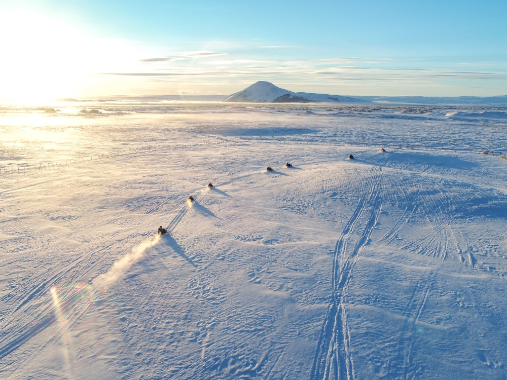 Snowmobile Myvatn