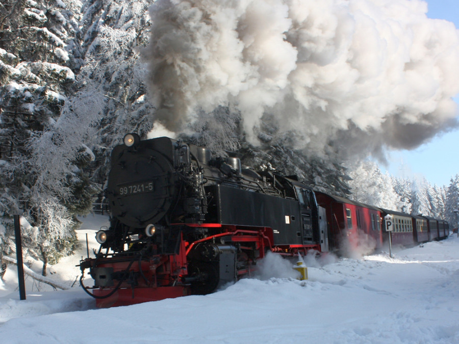 trein in de Harz