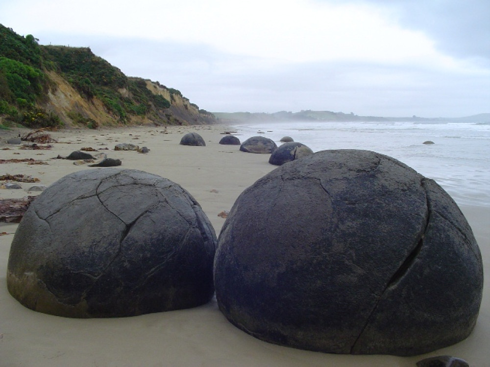 Boulders nabij Dunedin