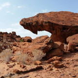 Afbeelding voor Twyfelfontein in Namibië