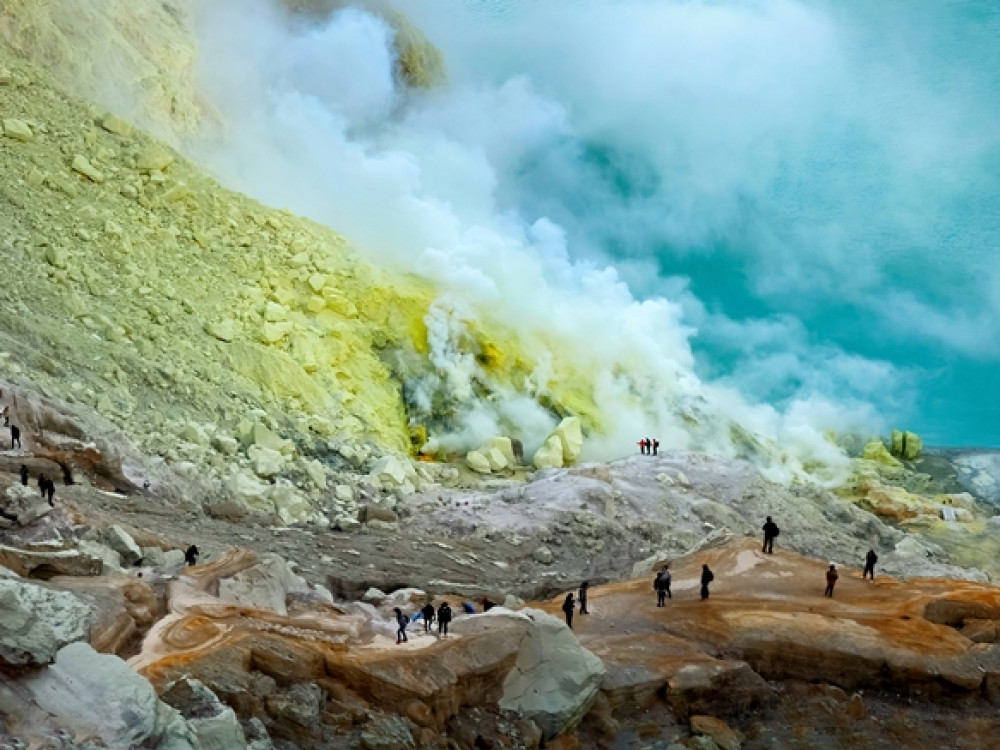 IJen vulkaan