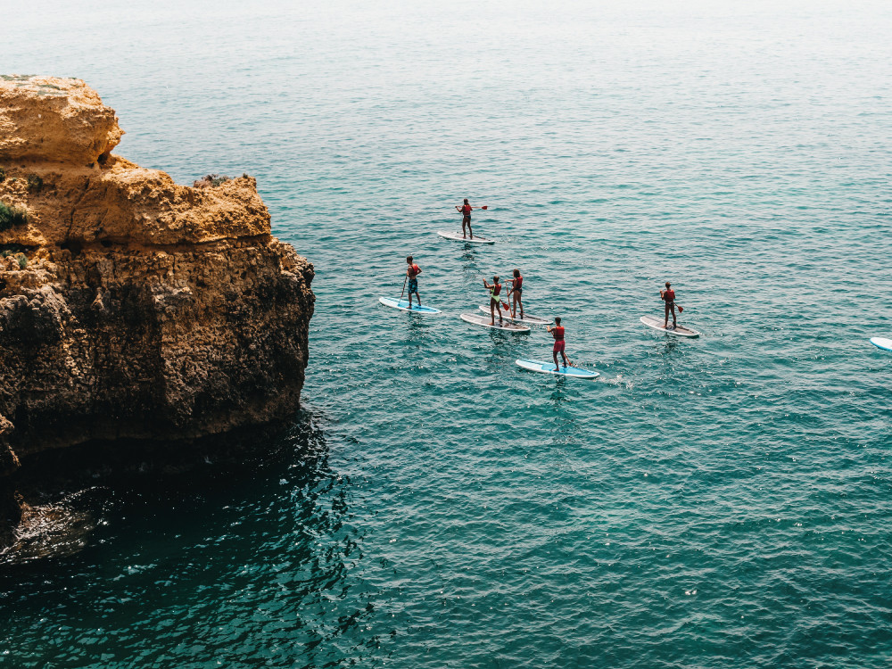 Stand up paddling Algarve