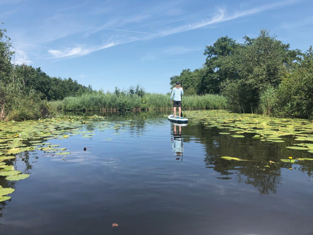 Stand up paddling in Loosdrecht